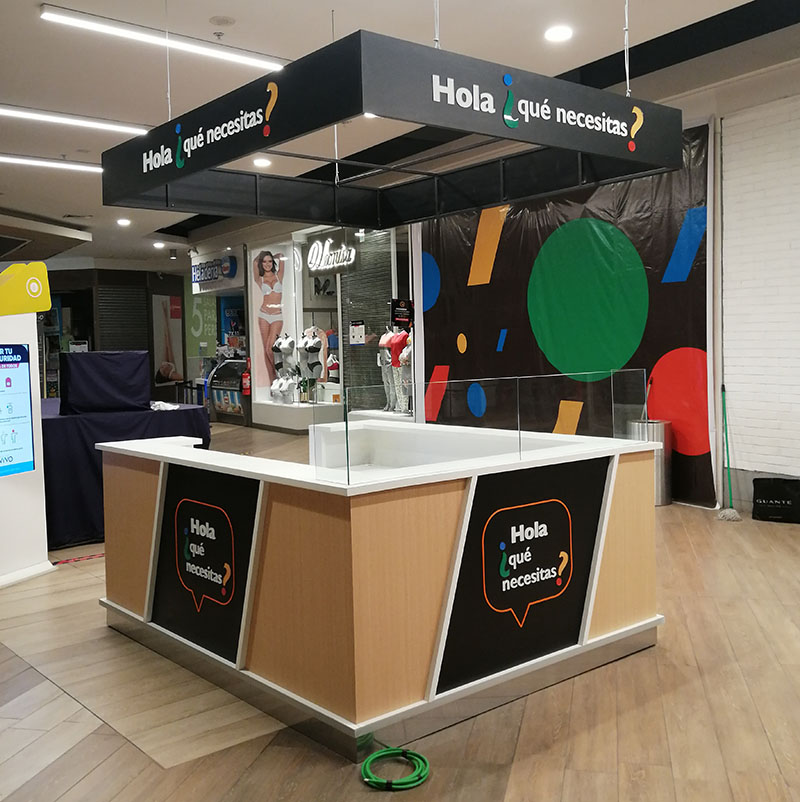 Modulo comercial con diseno a medida