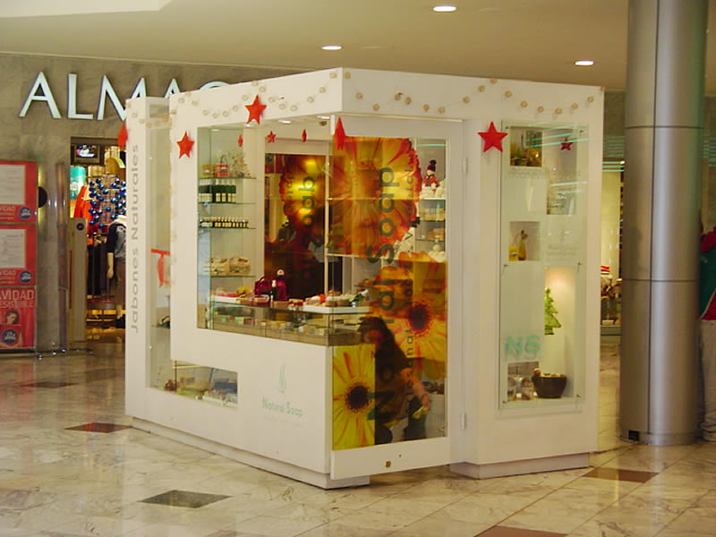 Modulo de exhibicion para productos comerciales
